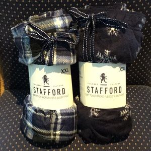 2 NWT Men’s Fleece Pajama Sleep Pants~Great Gift!